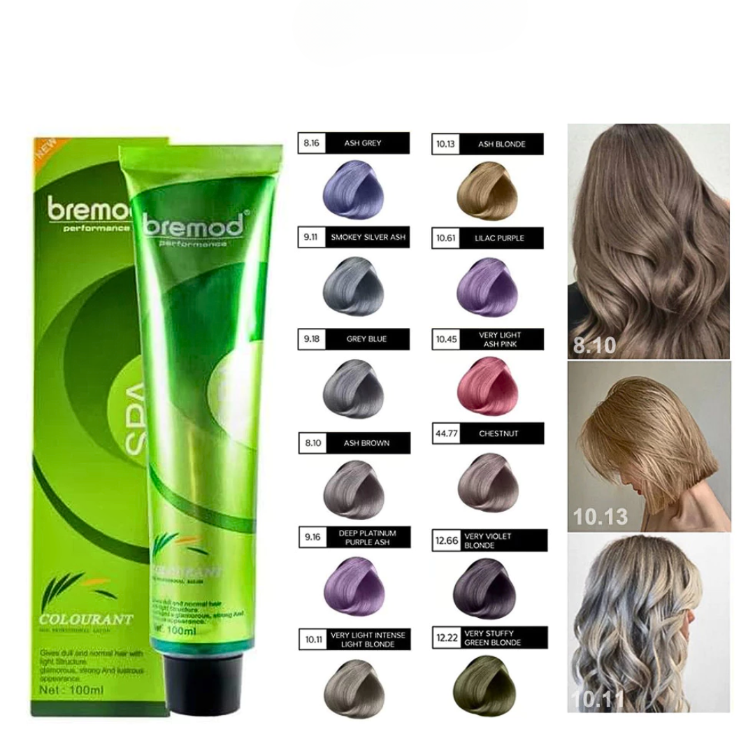 Bremod, Hair Color Ash Gray 100ml Bremod, Hair Color Ash Gray 100ml